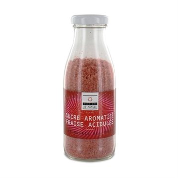 Sucres, arômes et ingrédients : Sucre fizz aromatisé fraise acidulée